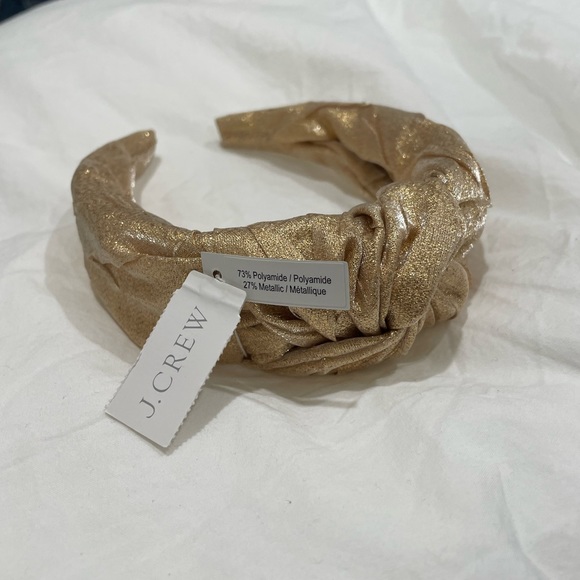 JCrew Gold Headband - New With Tags - Picture 3 of 4